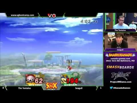 S@X Weekly - The Tantalus (Metaknight) Vs  Seagull (Falco Fox Bowser) SSBB - Brawl