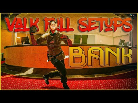 Valk Full Setups: Bank | Valkyrie Camera Spots on Ranked Maps | Rainbow Six Siege