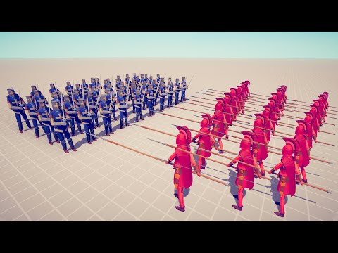 50x MELEE UNITS vs 50x MELEE UNITS - Totally Accurate Battle Simulator TABS
