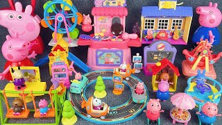 11 Minutes Satisfying with Unboxing Peppa Pig Playground and Make Up Toy Set Review | ASMR