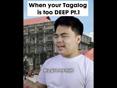 When your Tagalog is too DEEP Pt.1 #shorts
