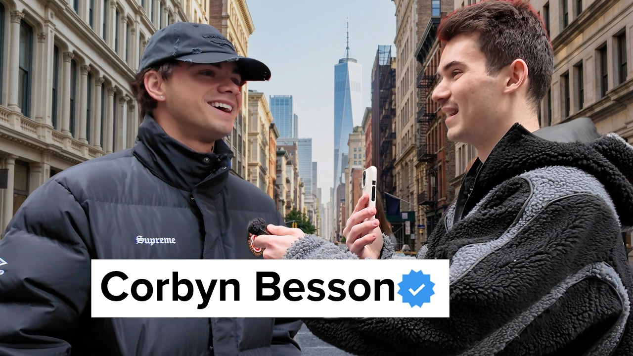 I Asked Corbyn Besson What He Does For A Living