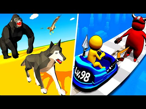 Epic Animal Hop & Smash Run 3D vs Level Up Clash - Android Walkthrough Gameplay (Part 1)
