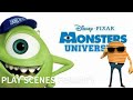 MONSTERS UNIVERSITY RUFFLES QUESO DVD OPENING PLAY SCENES FEANUTY