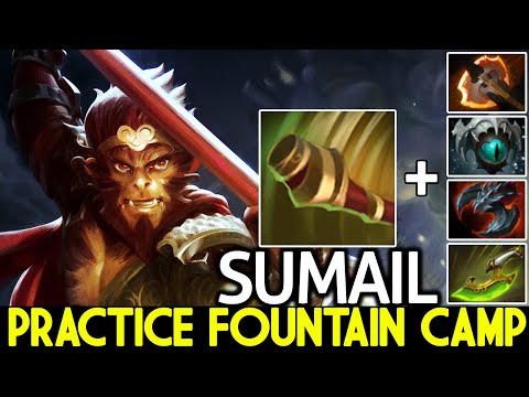 SUMAIL [Monkey King] Hard Practice Carry Role Fountain Camp Dota 2