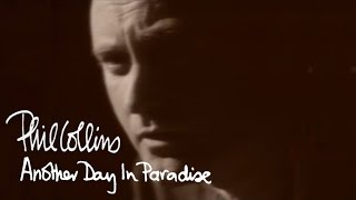 Video thumbnail of "Phil Collins - Another Day In Paradise (Official Music Video)"