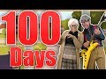100 Days of School with Grandma and Grandpa! | Count to 100 | Jack Hartmann