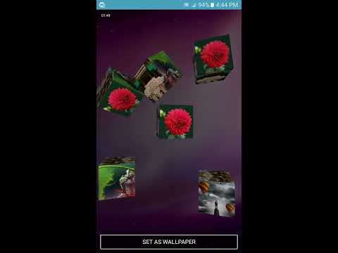 3D Photo Frame Cube Live Wallp Video