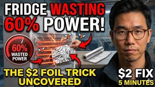 Your Fridge Is Wasting 60% Power Right Now — This $2 Foil Trick Stops It in 5 Minutes
