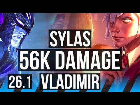 SYLAS vs VLADIMIR (MID) | 56K damage, 7k gold comeback | EUW Challenger | 26.1