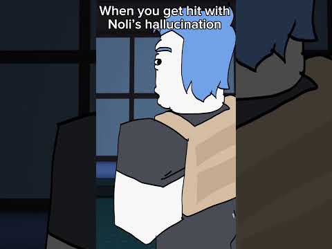 when you get hit with Nolis hallucination | forsaken animation #forsaken  #forsaken #animationmeme