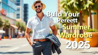 Build Your Perfect Summer Wardrobe 2025 for Men  Style Hacks & Essentials! 🌴👕
