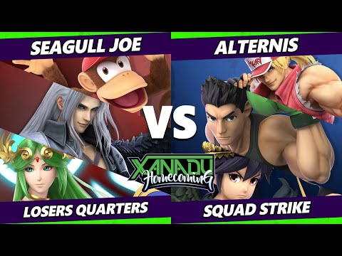 Xanadu Homecoming Squad Strike Losers Quarters - Seagull Joe Vs. Alternis - Smash Ultimate - SSBU