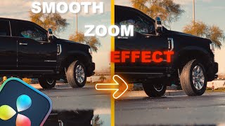 How To Make A SMOOTH ZOOM EFFECT In DaVinci Resolve