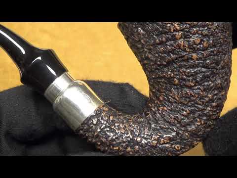 Pipa Brebbia First Calabash Rocciata - filtro 9mm