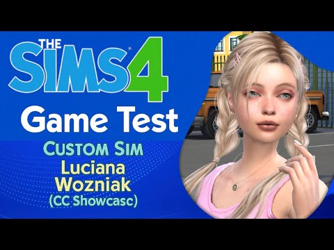 sims high detail download blonde female Luciana Wozniak by Bonita100 Game Video Preview