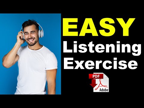 Listening Exercise - Level A1- Very Easy - Listen, take notes and answer - Easy English Lesson