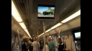 preview picture of video 'Metro de Panama, estacion San Miguelito'