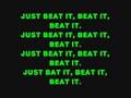 Fall Out Boy- Beat It (lyrics)