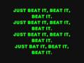 Fall Out Boy- Beat It (lyrics) 