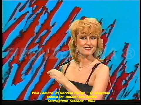 Viva l'amore di Narciso Parigi - II stagione. Maeva in: Amami con rabbia. Teleregione  -1983