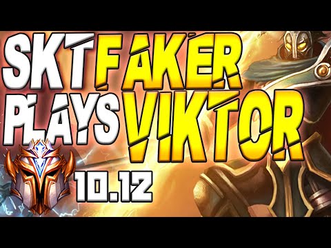 SKT Faker Plays Viktor vs Syndra - 10.12