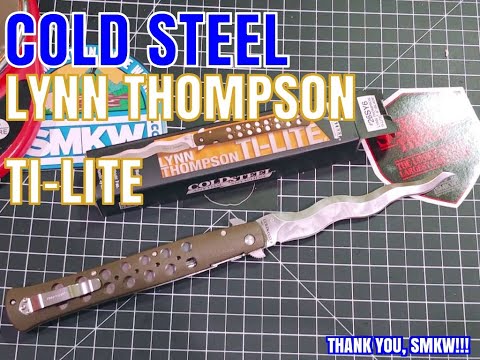COLD STEEL Lynn Thompson Ti-Lite Knife Review And Brisket Test!!!