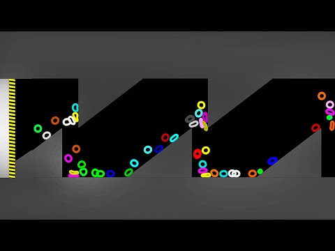 Shutter Crush #02 - 52 Rings Survival Race in Algodoo - Thc Game Mobile