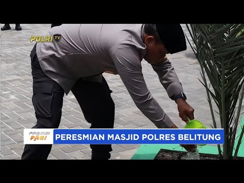 PERESMIAN MASJID POLRES BELITUNG