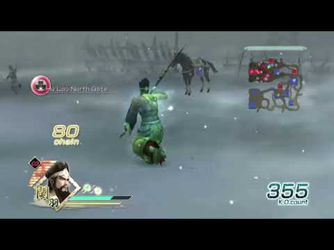 Dynasty Warrior 6 PC - GuanYu Gameplay Chapter 2 ( Hu Lao Gate )