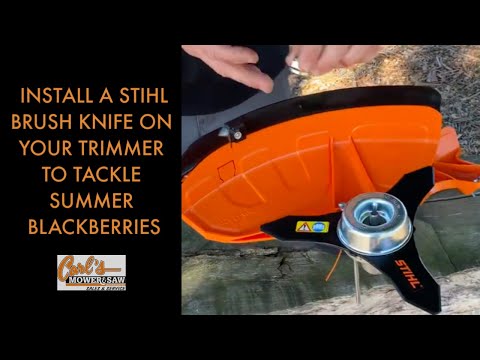 Transform Your Trimmer with the STIHL Blade Installation Kit
