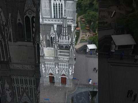 Vuelo sobre el Santuario más bello del mundo: Las Lajas, Nariño ⛪✈️  #turismo #viajar #vacaciones
