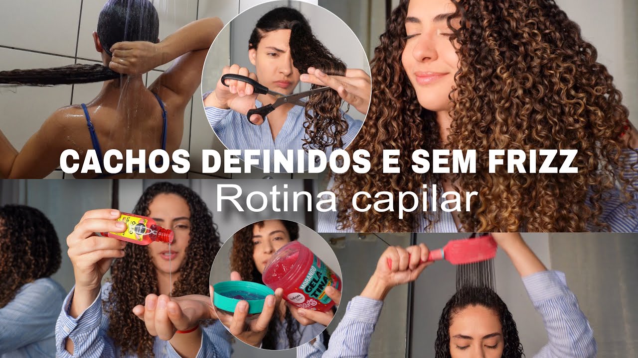 CACHOS DEFINIDOS E SEM FRIZZ - ROTINA CAPILAR COMPLETA | Adriana Alves 💖💫🫧