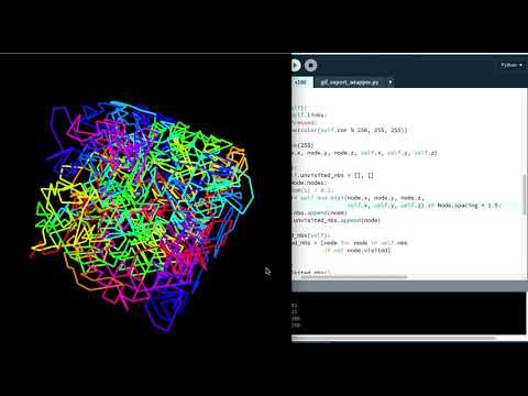 Sketch 180 D Maze Processing Python Mode