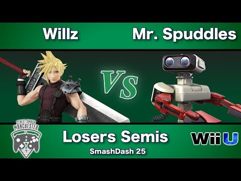 SmashDash 25 - Willz (Cloud) Vs. Mr. Spuddles (ROB) - Losers Semis