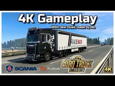 Prague to Heilbronn | Promods 2.60 | Euro Truck Simulator 2 in 4K | Custom Music by Me