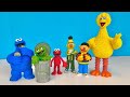 SESAME STREET Ultra Detailed Figures Toys Collection Complete Unboxing Opening