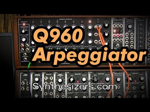 Q960 Sequencer ARPEGGIATOR tutorial - Synthesizers.com