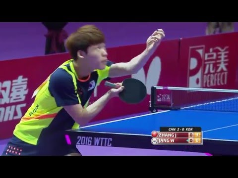 2016 WTTTC MT-SF CHN-KOR (3) Zhang Jike - Jang Woojin (full match|short form in HD)
