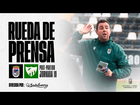 🎙 Rueda de prensa de Miguel Ángel Ávila tras el #BadajozSantaAmalia