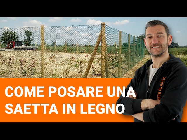 Come posare una saetta da recinzione in legno