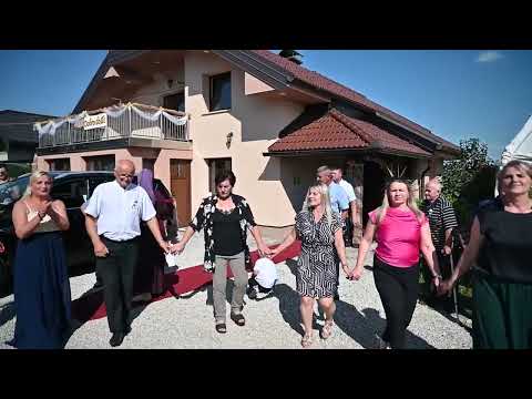 Svadbeno kolo snimano iz zraka, muzička zabava Hasan Redzic