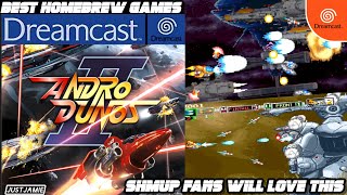 Andro Dunos 2 - New Dreamcast Game #dreamcast #segadreamcast #homebrewgames