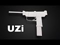 Micro UZi Submachine Gun With Paper How To Make Paper Uzi Gun