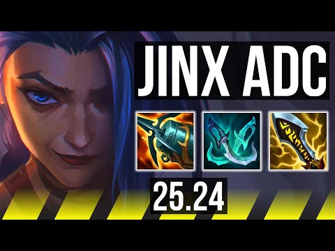 JINX & Lulu vs VARUS & Neeko (ADC) | Good KDA: 21/1/6, 59K damage | KR Grandmaster | 25.24