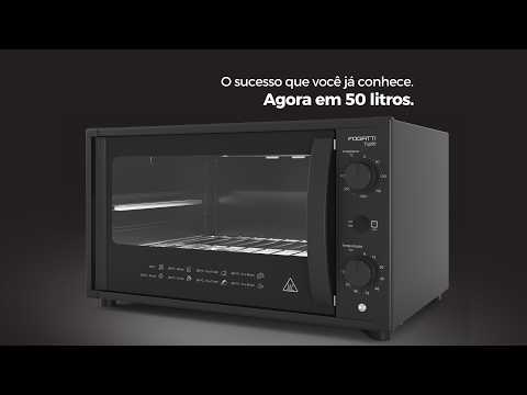 Video thumbnail of Forno Elétrico Top 50 Fogatti 50 Litros 1750W 220V