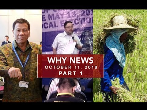 UNTV: Why News (October 11, 2018) Part 1