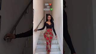 What is your favourite Ankara Skirt RED or GREEN? #zamakalefashion #afrifashion #ankaragown #nigeria