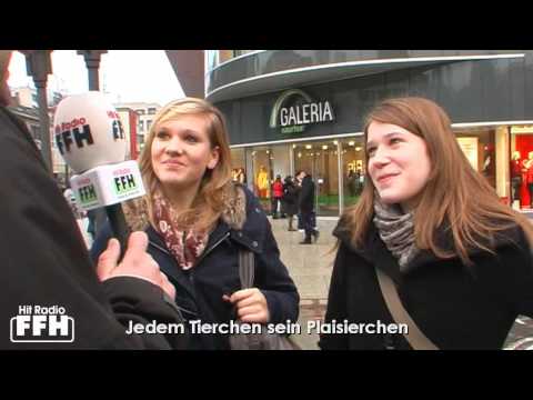 Der FFH-Dummfrager und die Sprichwörter