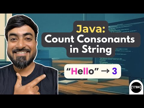 %e2%98%95 Java Basic String Programs 5 Count Consonents In Strings Explained Step By Step Java 500